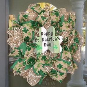 SET OF 2 BRAND NEW St. PATRICK'S DAY WREATHS